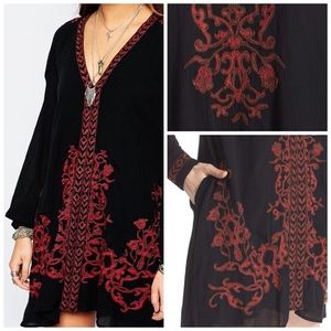 Free People Dresses - FREE PEOPLE Hearts in Heaven embroidered dress S Free People Dresses - FREE PEOPLE Hearts in Heaven embroidered dress S